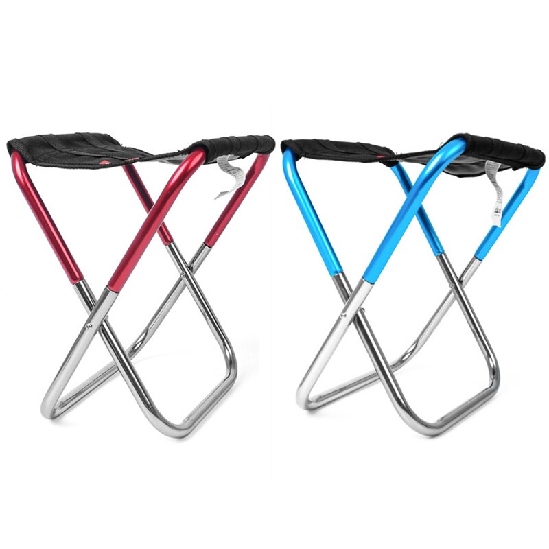 Opvouwbare visstoel voor buiten, ultralicht, draagbaar en opvouwbaar, groot, kampeerstoel van aluminiumlegering, picknick, vissen met tas