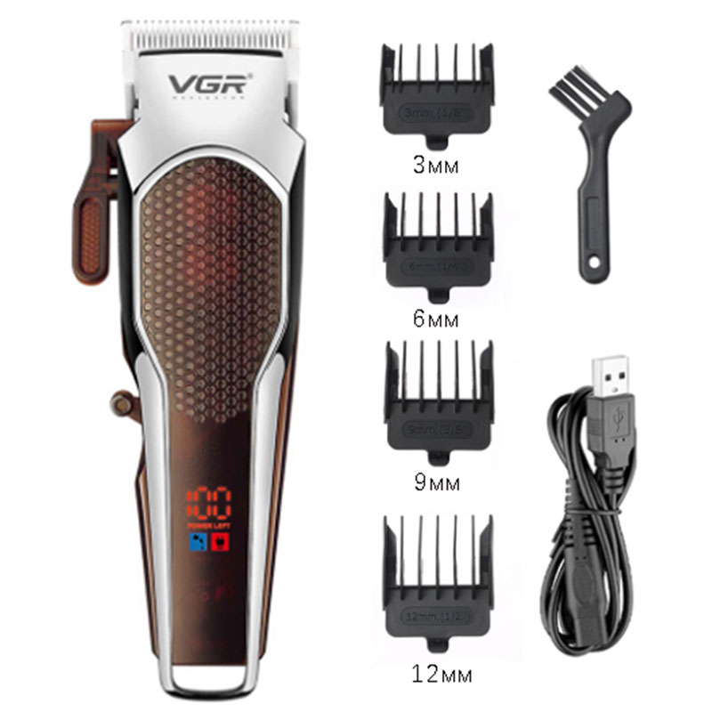 salon series adjustable hair clipper finishing hair trimmer electric hair cutter beard trimer with 2200mAh battery