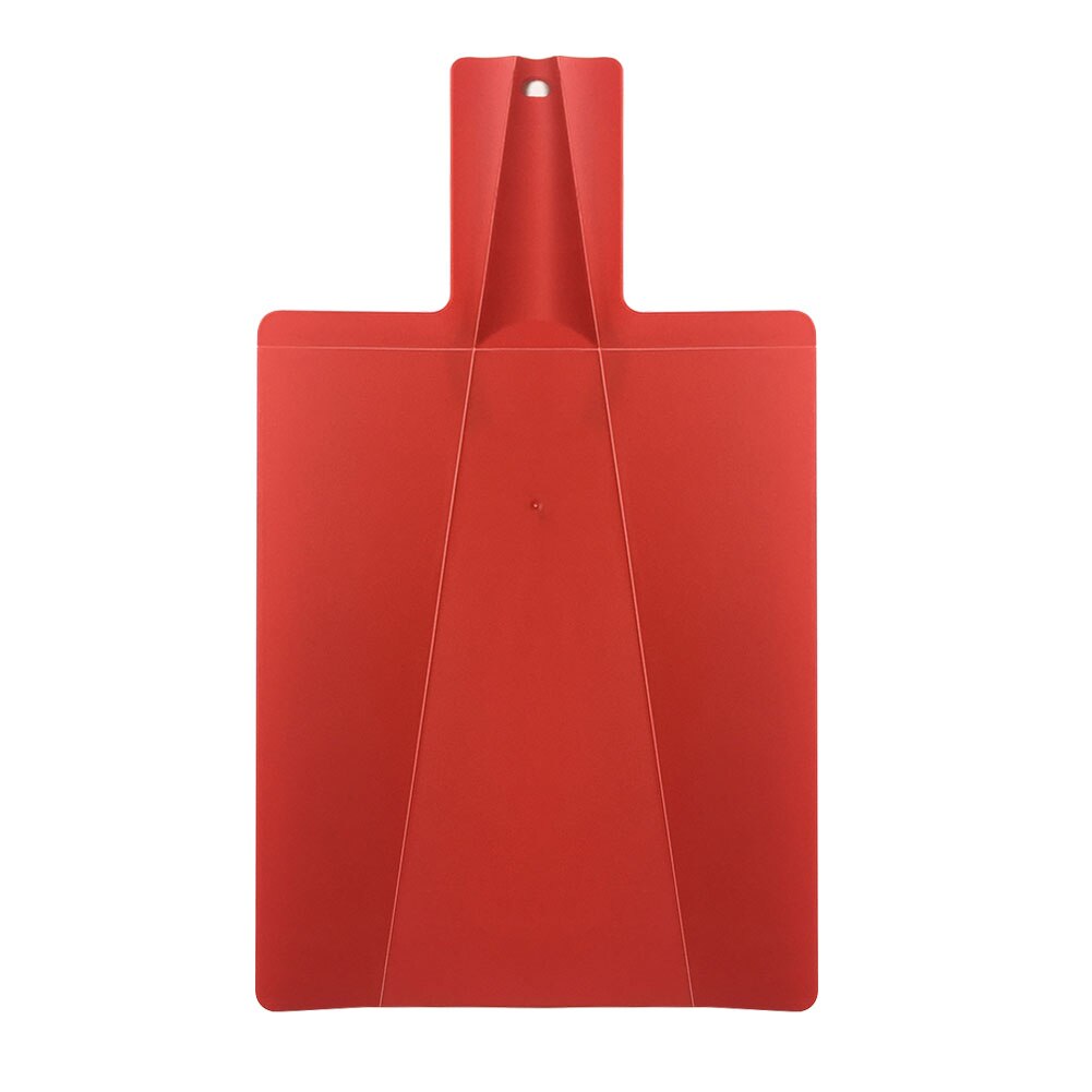 Cutting Board Foldable chopping board Vegetable Meat Cutting Board Food Grade Plastic Cutting Mats kitchen tools accessories: Red