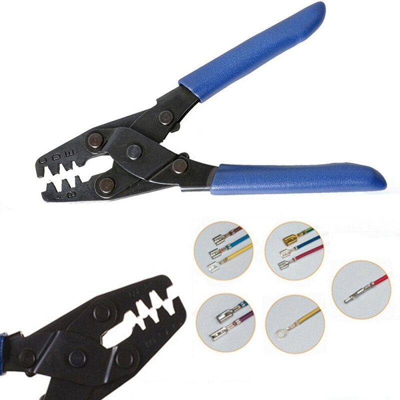 Molex Style Crimp Tool Wiring Harness Crimping Crimper Open Barrel Kit 10-22 AWG