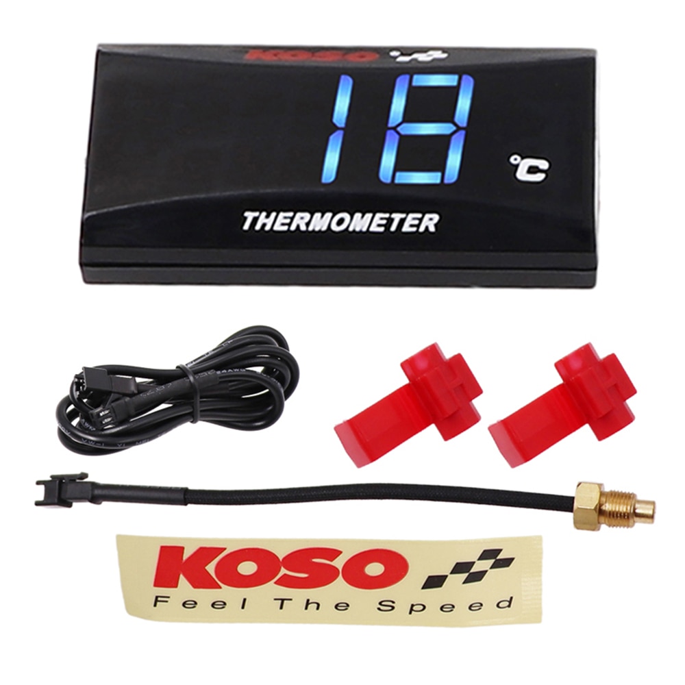 KOSO Motorrad Thermometer für 0 ~ 120 Grad Celsius – Grandado