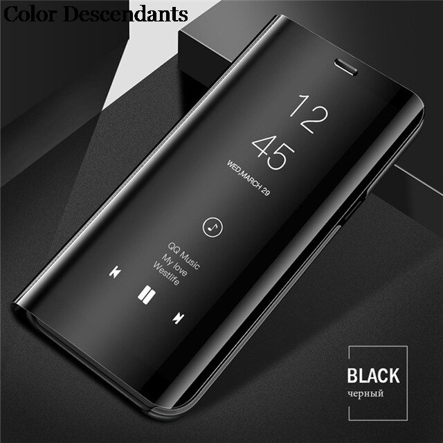 Coque à rabat magnétique en cuir pour Samsung Galaxy S8 + Plus, pour modèles SM-G955F, G955, SC-03J, SCV35: S8 Plus / black