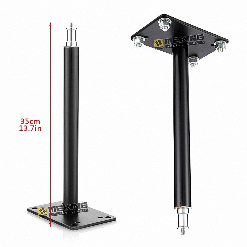 Meking 25cmc/55cm/100cm Studio Wall Ceiling Mount Stand Overhead with 1/4" Thread for photography video camera wall mount: 250D 25cm stand