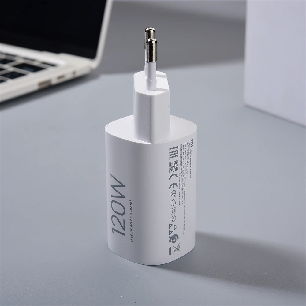 Xiaomi 120 W Originele Oplader Turbo Snel Opladen EU Hypercharge GaN Adapter Voor Mi 14 15 13 T 12 Pro/Ultra Poco X7 1/1.5/2 M Kabel