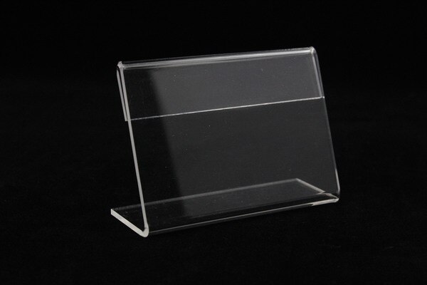 10X8cm acrylic desk table tablet stands sign banner name card showing stand acrylic price list label menu holder