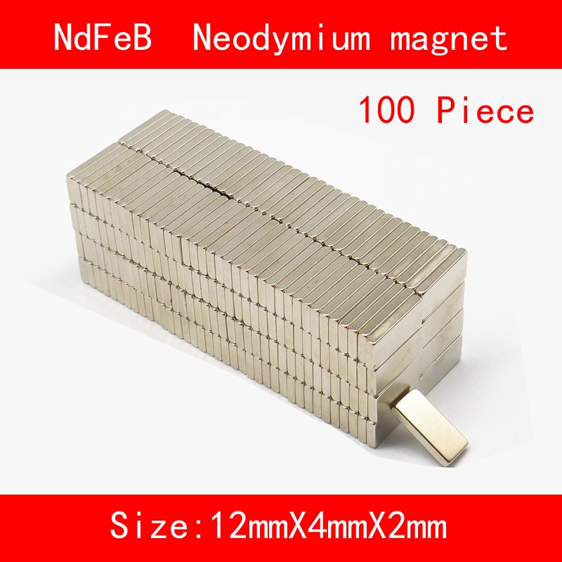 100 STKS 12*4*2mm 10*5*2mm 5*5*3mm n35 Zeldzame Aarde sterke permanente NdFeB Neodymium Magneet