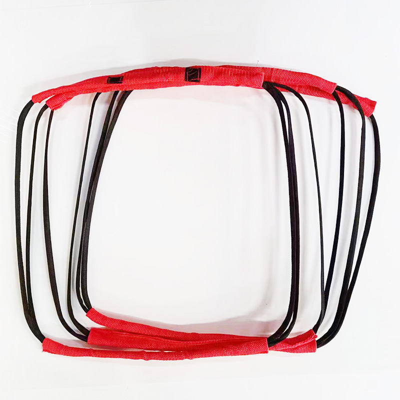 Échelle d'entraînement à vitesse fixe/pliante, échelle de saut en Velcro, entraînement sur les marches, échelle d'entraînement de Football et de basket-ball, peut être épissé à volonté: YELLOW