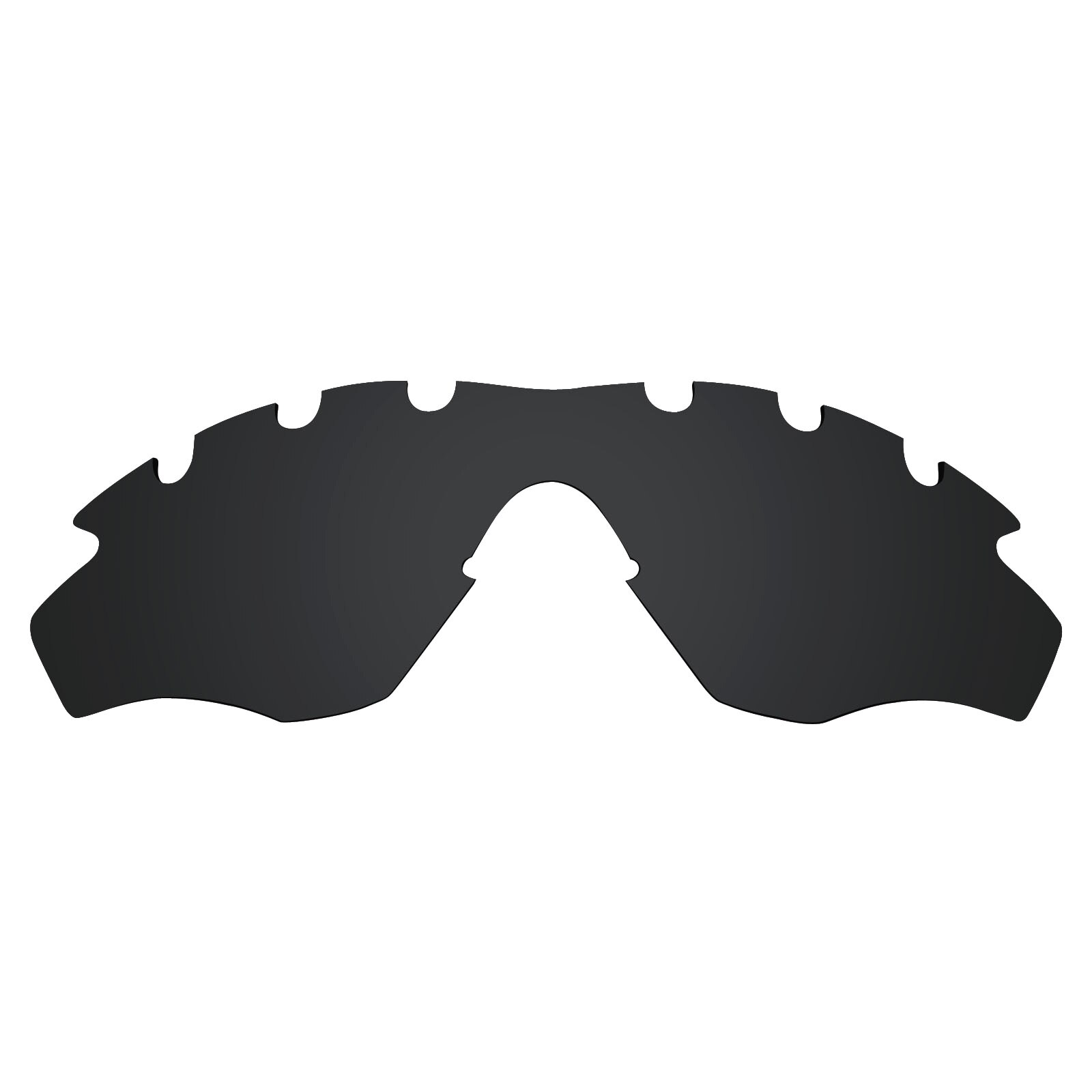 Alphax Polarisierte Ersatz Linsen für-Oakley M2 Rahmen Lüftete OO9212 Sonnenbrille Rahmen Mehrere Entscheidungen: Pitch schwarz