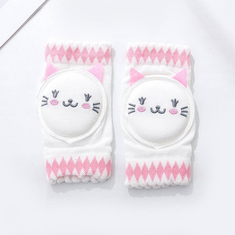 freundlicher Weiche Nicht-Unterhose Ellenbogen Pads Kleinkind Kleinkind Knie Pads Baby kriechen Schutz Sicherheit Knie Pads Gamaschen Mädchen jungen: 03
