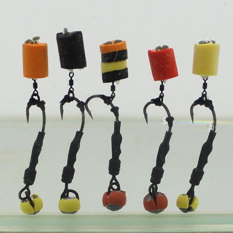 Harilla Bouillettes Mousse Pêche Carpe - 8/10 Pièces Zig Rig Flottantes Colorées 10mm Ou 14mm