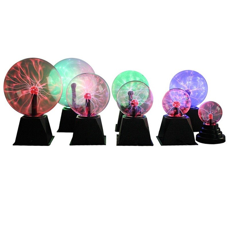 Plasma boule lampe statique électricité tactile sensible magique lumière Globe lumière maison bureau voiture décoration USB batterie alimenté