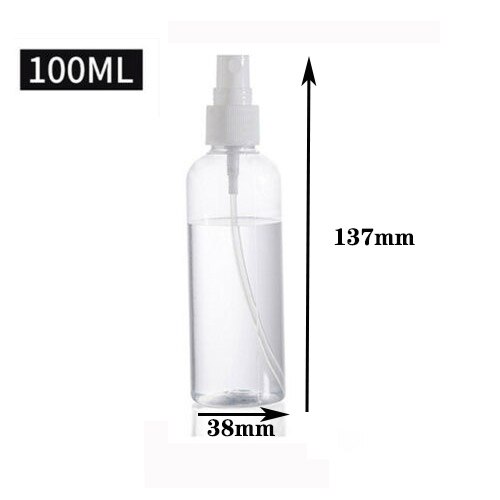 5Pcs 30Ml/50Ml/100Ml Pet Clear Lege Spray Flessen Draagbare Reizen Purfume Verstuiver Reizen container