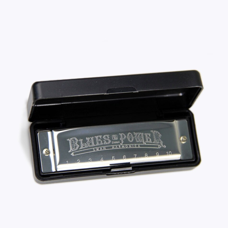 10 Holes SWAN SW1020H C Key 20 Tone Blues Harmonica