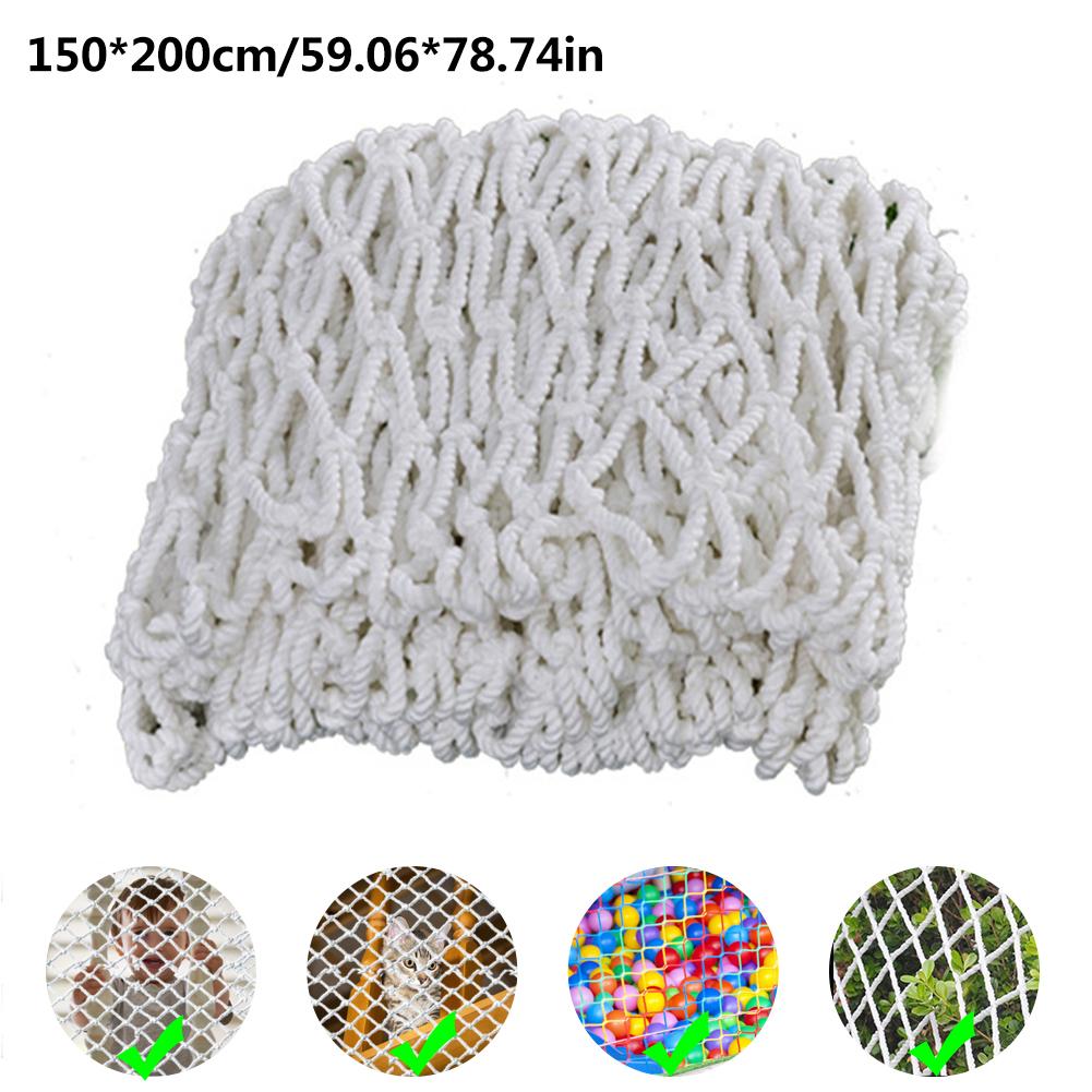 Grille de sécurité Anti-chute pour enfants, filet de sécurité en Nylon pour construction d&#39;animaux de compagnie, clôture d&#39;escalier de garde-corps de défense de chien et chat de balcon de maison de 5cm: 150 X 200cm