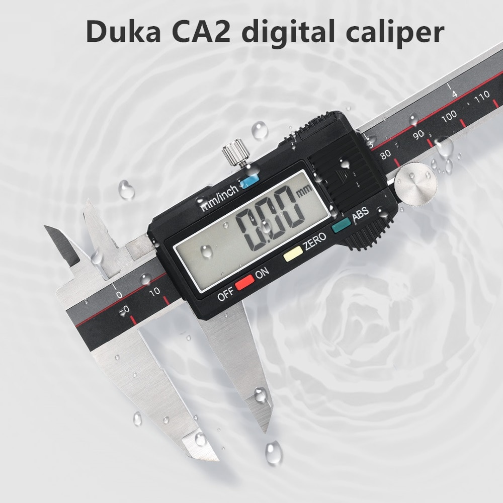 LCD Digital Electronic Carbon Fiber Vernier Caliper+5V Micro USB - Foto 8