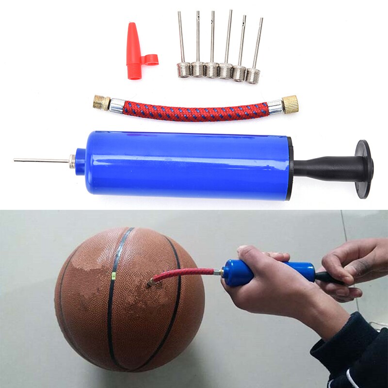 Inflator Ball Pump Needles Valve Adapter Set For Basketball Football Balloons
