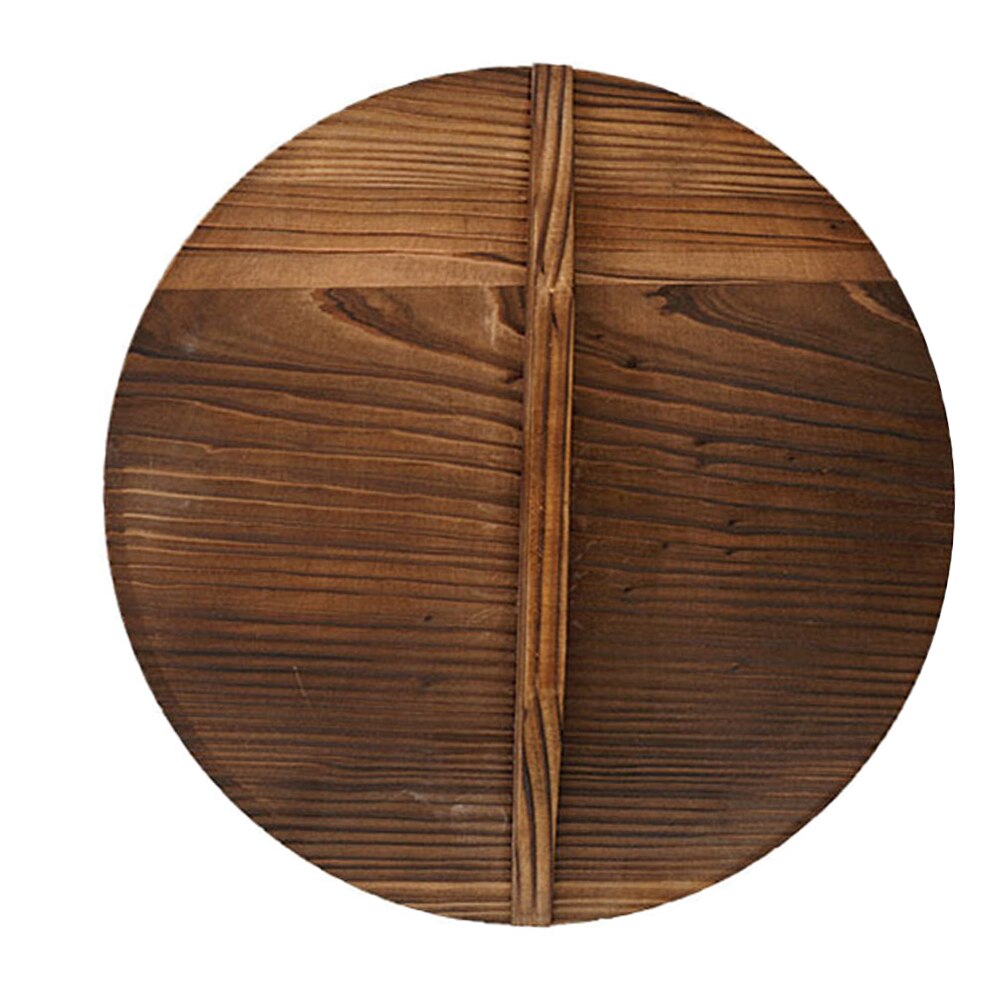 Cover Anti-Overflow Pot Cover Hout Wok Deksel Houten Pot Deksel Retro Wok Cover Voor Thuis Restaurant Koken