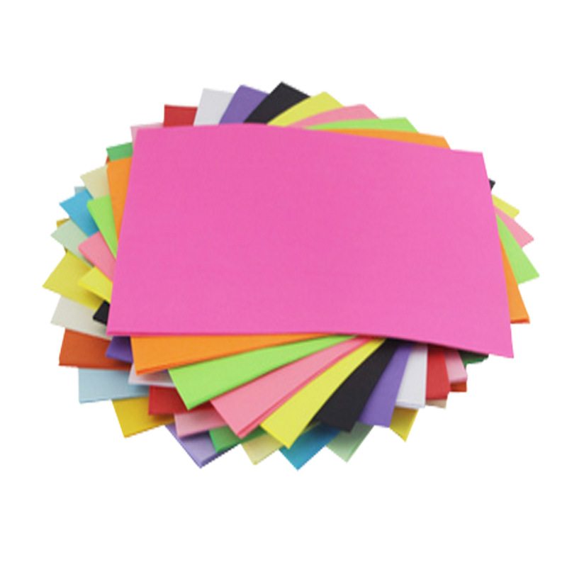 100 sheets Colorful Copy Paper 70G A4 Print Copy Paper Hand-off Drawing Paper Office Supplies Colored Paper