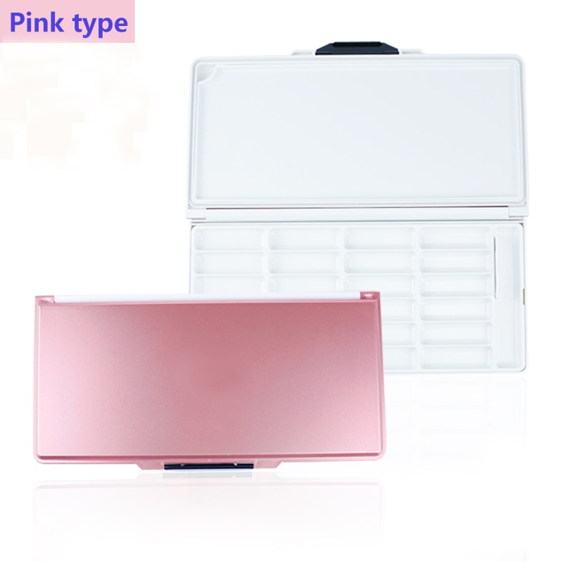 Aquarel Hydraterende Kleur Doos Professionele Schilderen Creatie 7X2MM24 Raster Multifunctionele Draagbare Vouwen Kleur Doos