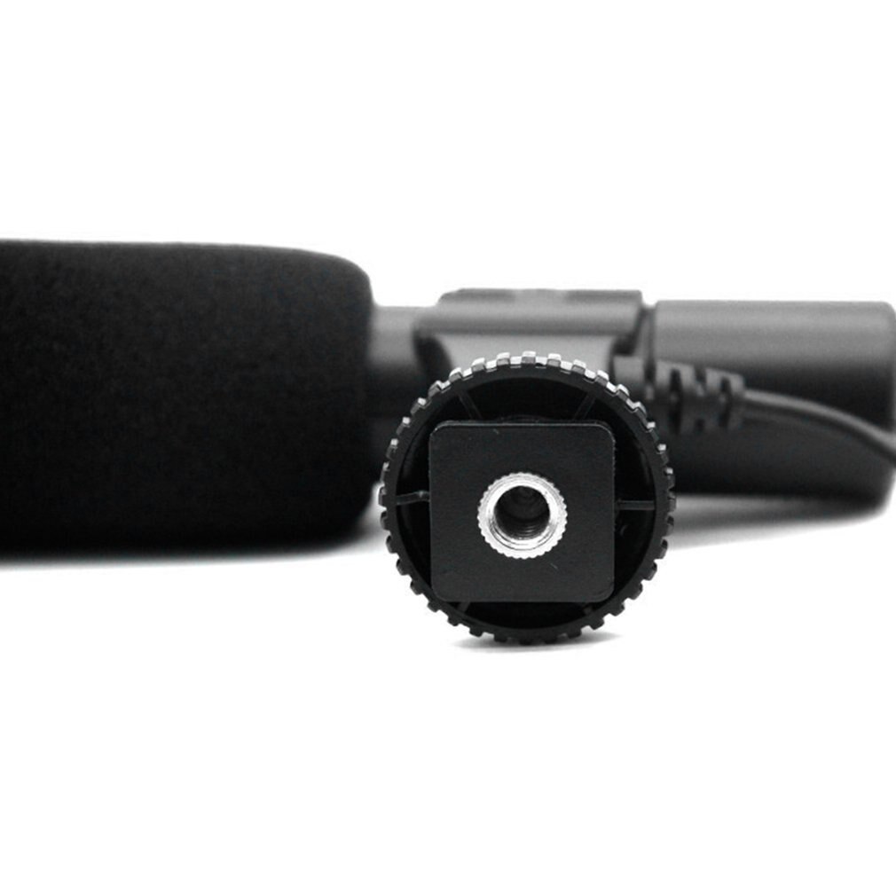 Condenser Microphone 3.5mm Recording Microphone Interview Mic for DSLR Camera Video DV Camcorder