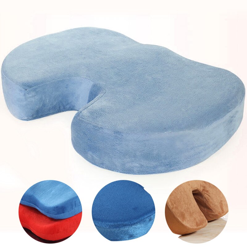 Orthopedisch traagschuim zitkussen voor stoel, auto, kantoor, thuis, zitkussen, massagekussen, woondecoratie, leeg kussen met kern