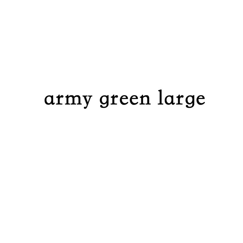 Skodekorationer: Armégrön stor