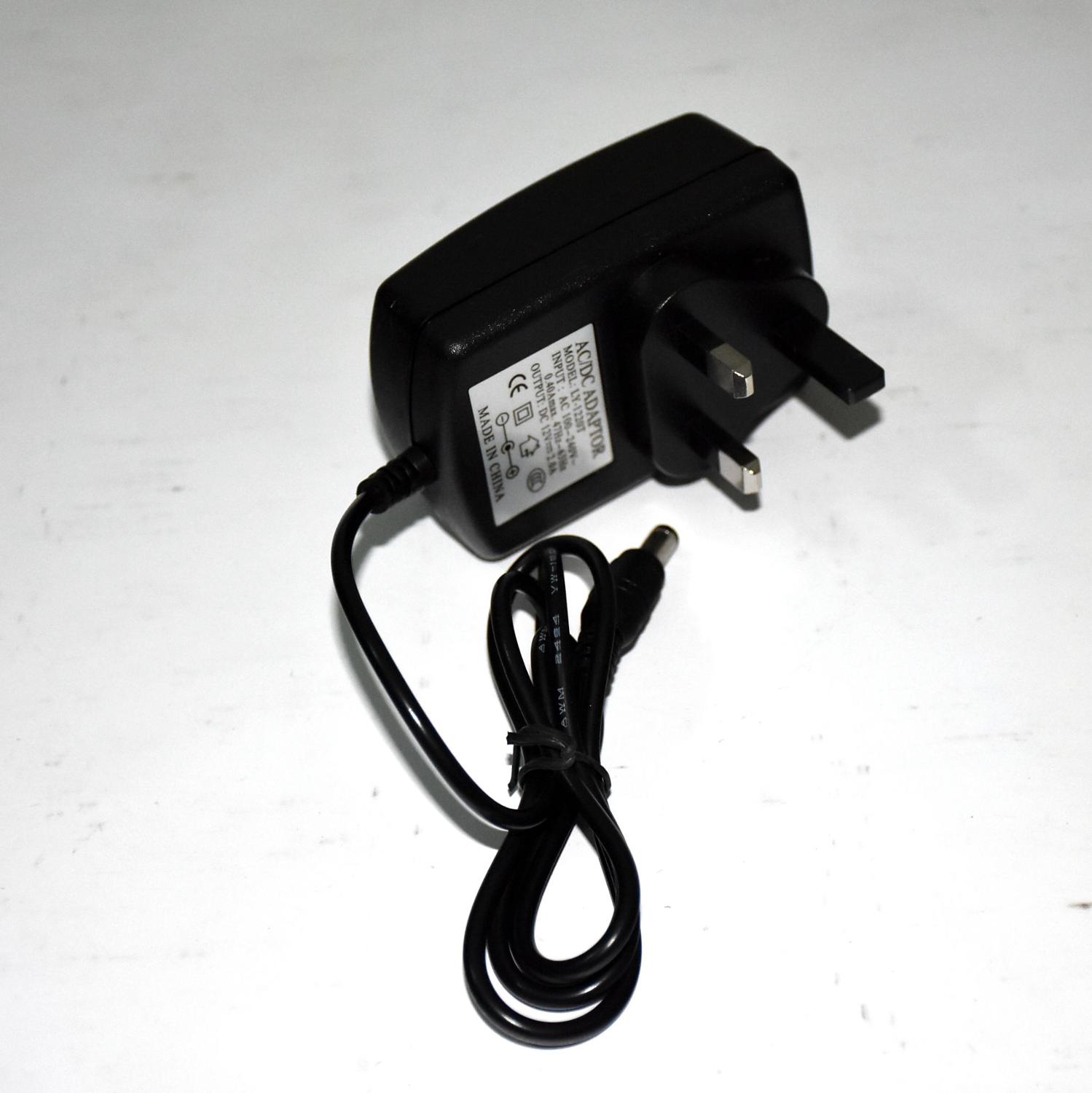 12v 2a växelströmsadapter strömförsörjning till  dc 5.5 mm 2.1mm kontakt 12 volt 2 amp universell strömförsörjning väggkontakt för lcd led-ljusremsa
