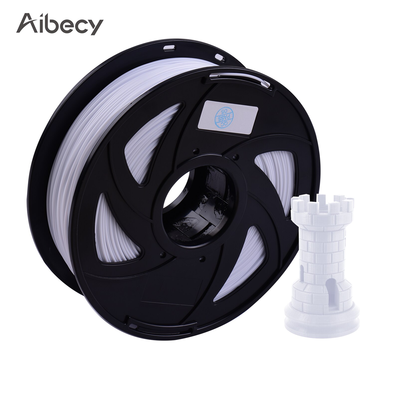 Aibecy 3D Printer PETG Filament 1.75mm 1kg/2.2lbs Spool Filament Vacuum Sealed for 3D Printer Filament Ender 3 Creality 3D