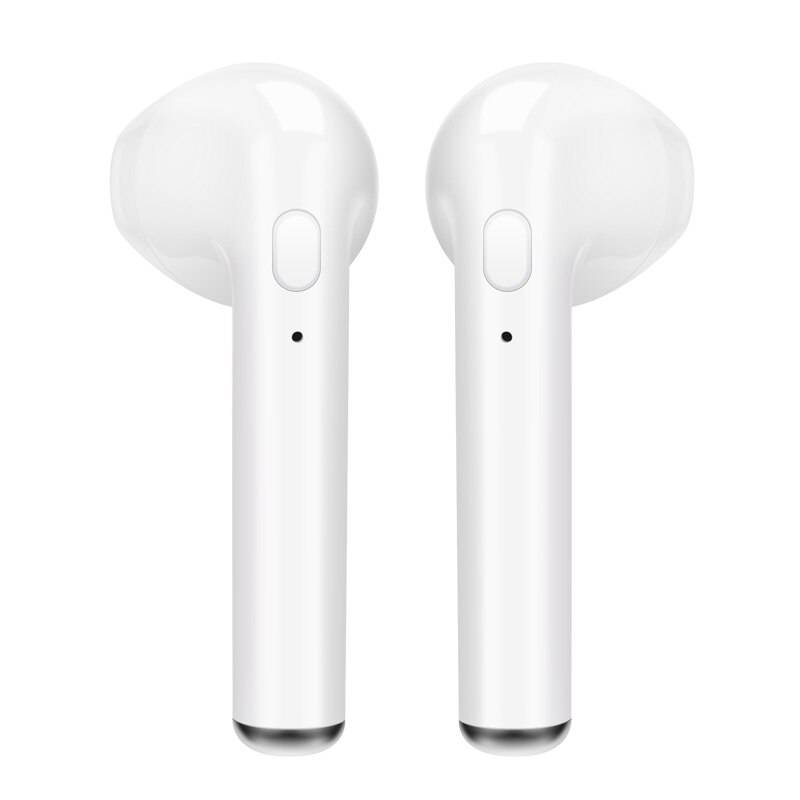 Auriculares i7s Tws con Bluetooth 5,0, auriculares inalámbricos, auriculares manos libres para teléfono iPhone, Xiaomi, Huawei y Samsung: double white