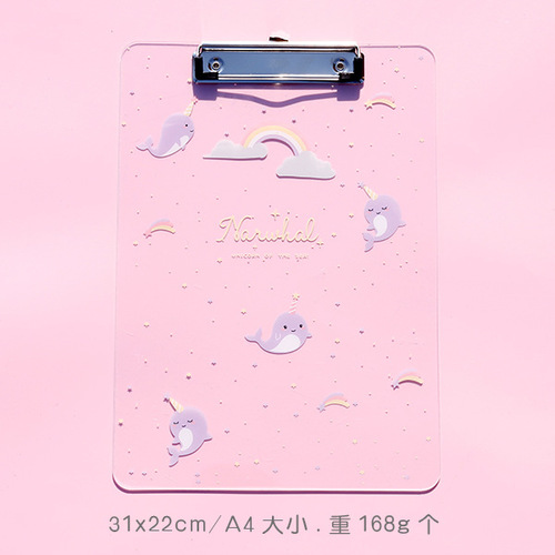 Rowboe søt skrivesaker kawaii mappe  a4 tavle mappe kontorrekvisita pad skrivesaker akryl skrivetavle kawaii rekvisita
