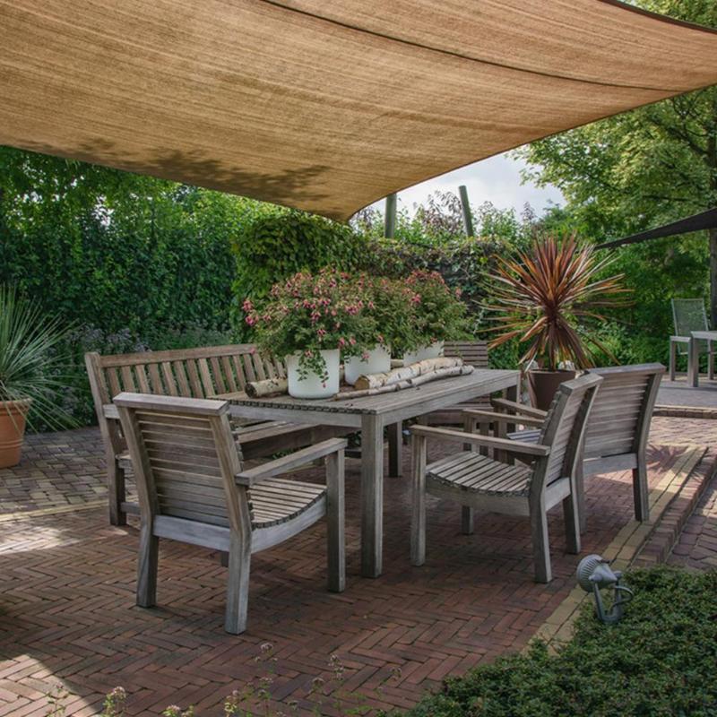 5 Size Anti-UV Block Sun Shelter Sail Canopy Outdoor Camping Yard Garden Patio Pool Sunshade Protection Awning Sunscreen