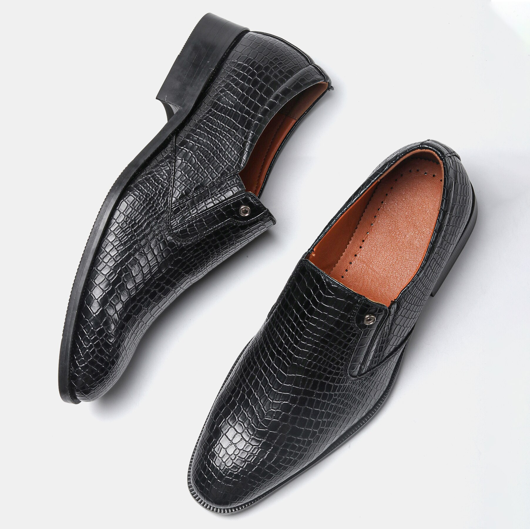 Zapatos formales de punta estrecha para hombre, calzado de vestir masculino, clásico, # KD6263C1,