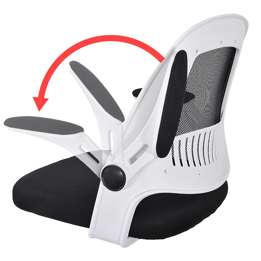 601 Office Staff Member Computer Chair Student Ergonomics Swivel Lifting Chair Mesh Fabric Sponge High-Back Chair With Handrail