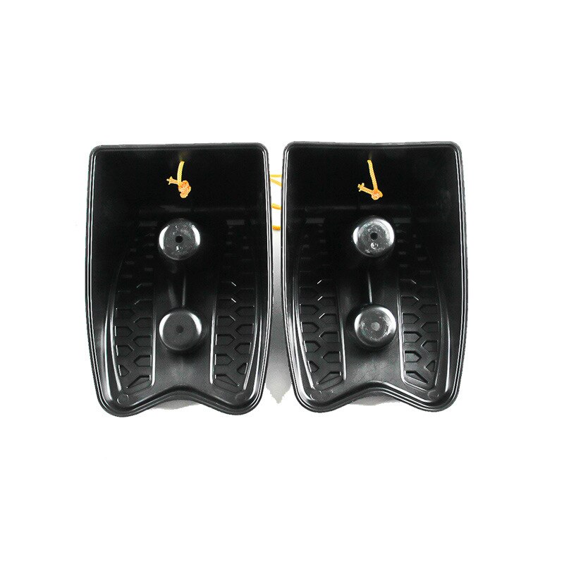 2pcs Automobiles Anti-slip Block Rubber Car Tyre Slip Stopper Control Wheel Alignment Block Tire Support Pad