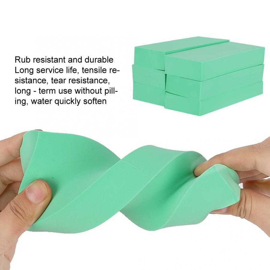 6 st/påse hushållsbad dusch svamp kroppsskrubb exfolierande rengöringssvamp set