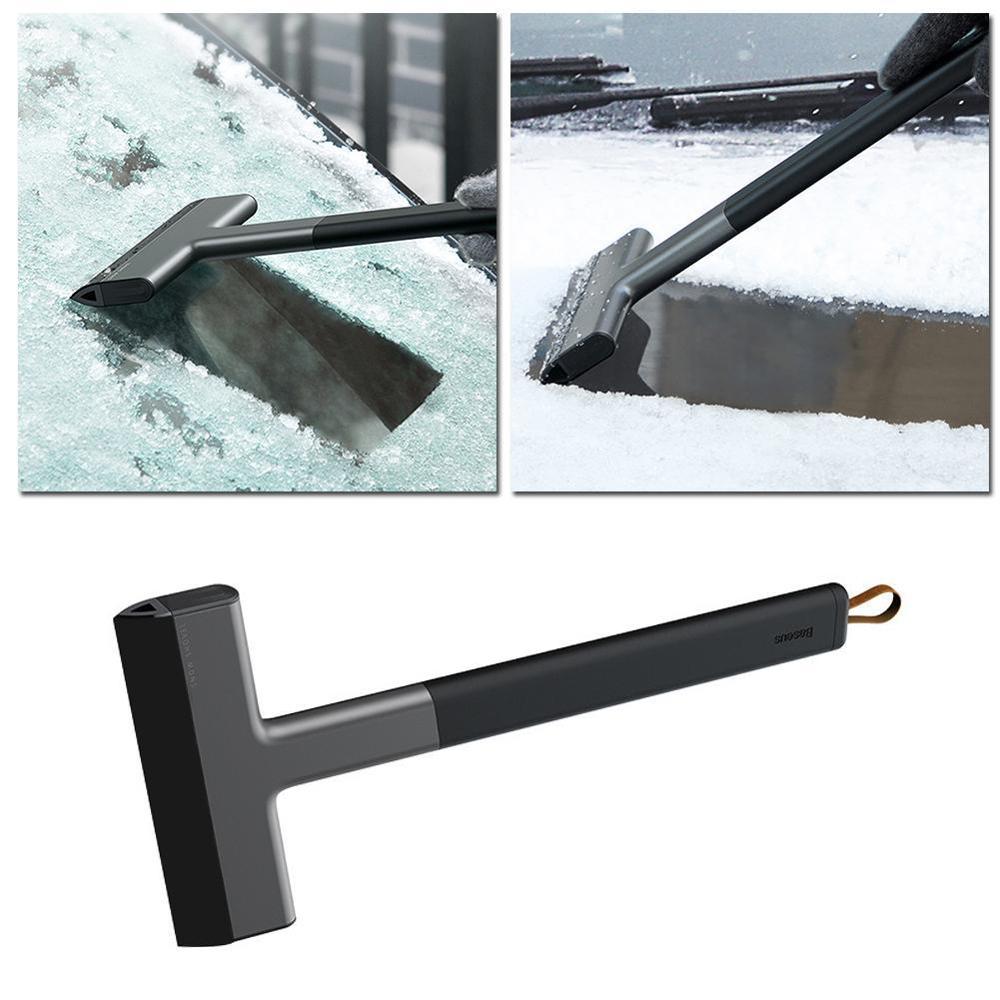 Car Ice Scraper Windshield Ice Breaker Quick Clean Glass Brush Remover TPU Tool Auto Window Winter Brush Shovel
