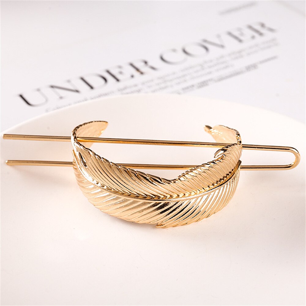 Horquilla de Metal para el pelo para mujer, pasador Simple, soporte para cola de caballo, accesorios para el cabello para niña, estilo femenino: E