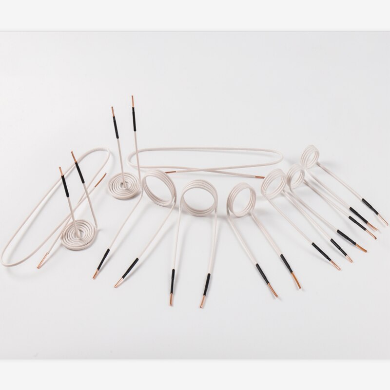 10Pcs Magnetic Heater DIY Induction Coils 30mm/40/50/750 Induction Coil Kits Flameless Heat Accessories