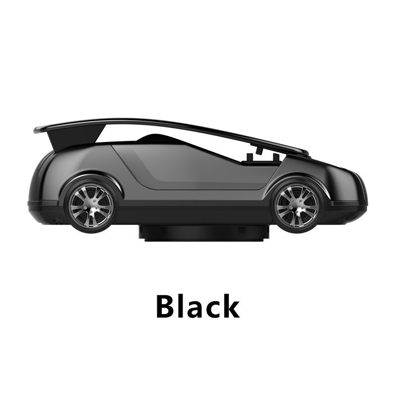 Automodel telefoonhouder ornamenten auto intern dashboard mobiele telefoon houder universele auto telefoon houder standaard accessoires: Zwart