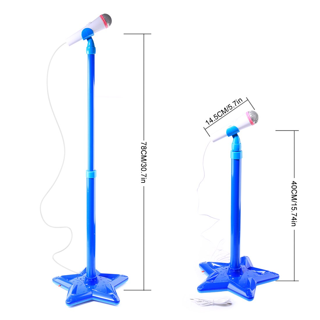 Kindermikrofon Mit Ständer - Karaoke Musikspielzeug Mit Licht Für Kinder Ab 3