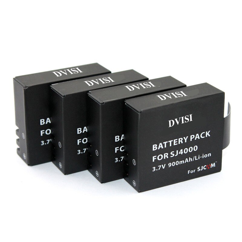 2 stks/partij 900mAh SJ4000 SJCAM Oplaadbare Batterijen voor SJCAM SJ4000 WiFi SJ5000 WiFi Plus M10 SJ5000 plus SJ6000 SJ7000 SJ8000