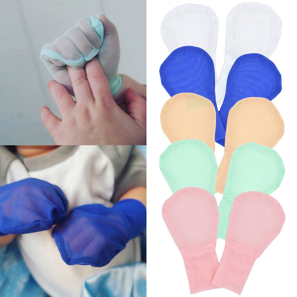 neueste unisex Junge Mädchen Neugeborenen Keine Gittergewebe Fäustlinge Ekzeme Handschuhe Baby Handschuhe Baby Gittergewebe Handschuhe
