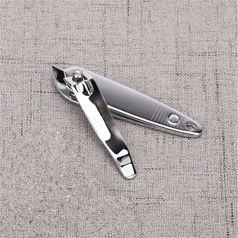 Carbon Rvs Nail Clipper Cutter Trimmer Professionele Manicure Pedicure Hand Teen Nagelknipper 4 Size: 6cm Bevel