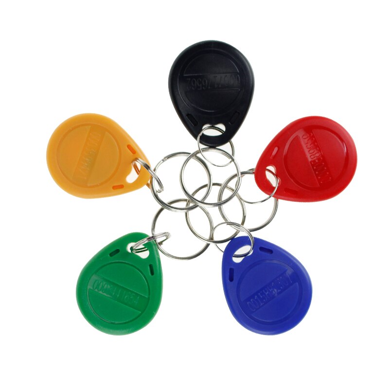 RFID Controller Standalone Access Control Keypad with 10 EM4100/4200 keychains 125KHz Card Reader For Door Access Control System