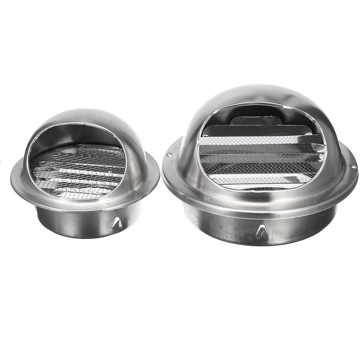 100/150mm Stainless Steel Wall Ceiling Air Vent Ducting Ventilation Exhaust Grille Cover Outlet Heating Cooling & Vents Cap