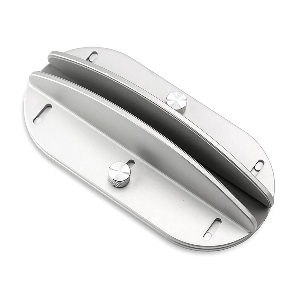 Aluminum Space-Saving Vertical Laptop Stand Double Desktop Stand Holder With Adjustable Dock Mounts For Book Accessories