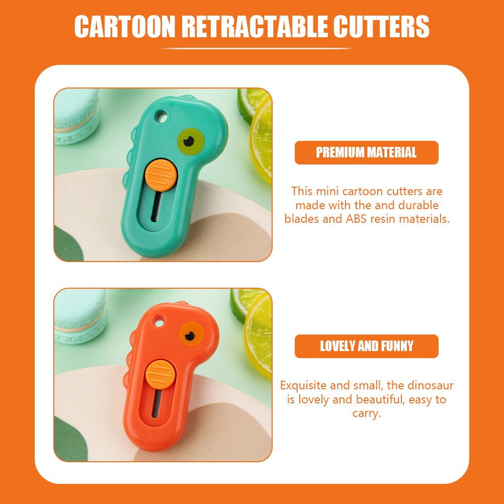 6Pcs Multi-function Box Cutters Adorable Box Openers Household Craft Cutters Craft Accessory