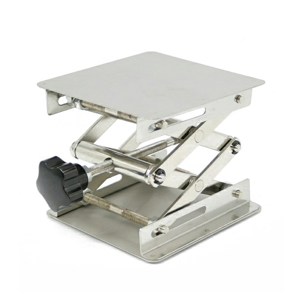 Adjustable Laboratory Manual Lift Platform Manual Height Adjustable Lifting Table 100*100mm 150*150mm 200*200mm Lift Platform