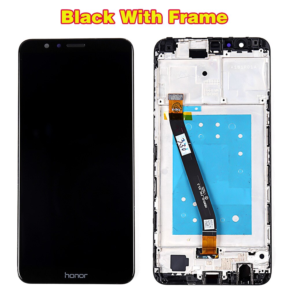 Huawei Honor 7X LCD Display BND-L21 BND-L22 BND-L24 Touch Screen 5.93 inch Digitizer Assembly Frame with Free glass film Tools