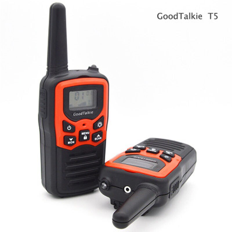 2PCS GoodTalkie T5 Walkie talkie Holding outdoor Civil High power walkie talkie 22 Shindo 400-470MHz Maximum distance 5 km